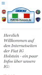 Mobile Screenshot of fiat-ig-holstein.de