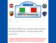 Tablet Screenshot of fiat-ig-holstein.de
